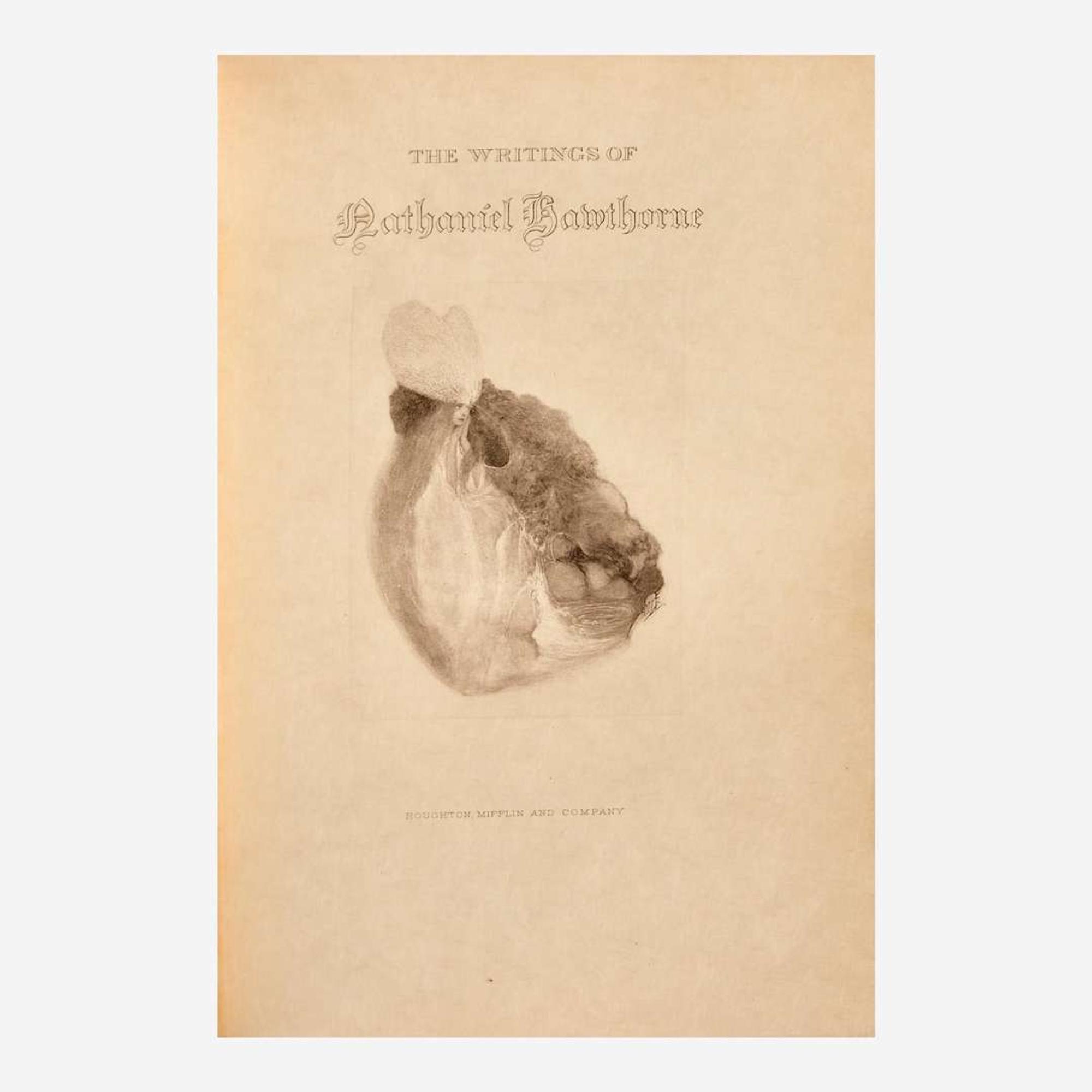 [Fine Bindings] Hawthorne, Nathaniel The Complete Writings of Nathaniel Hawthorne