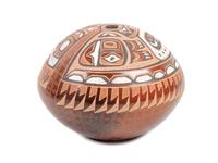 Sgraffito Pottery Jars