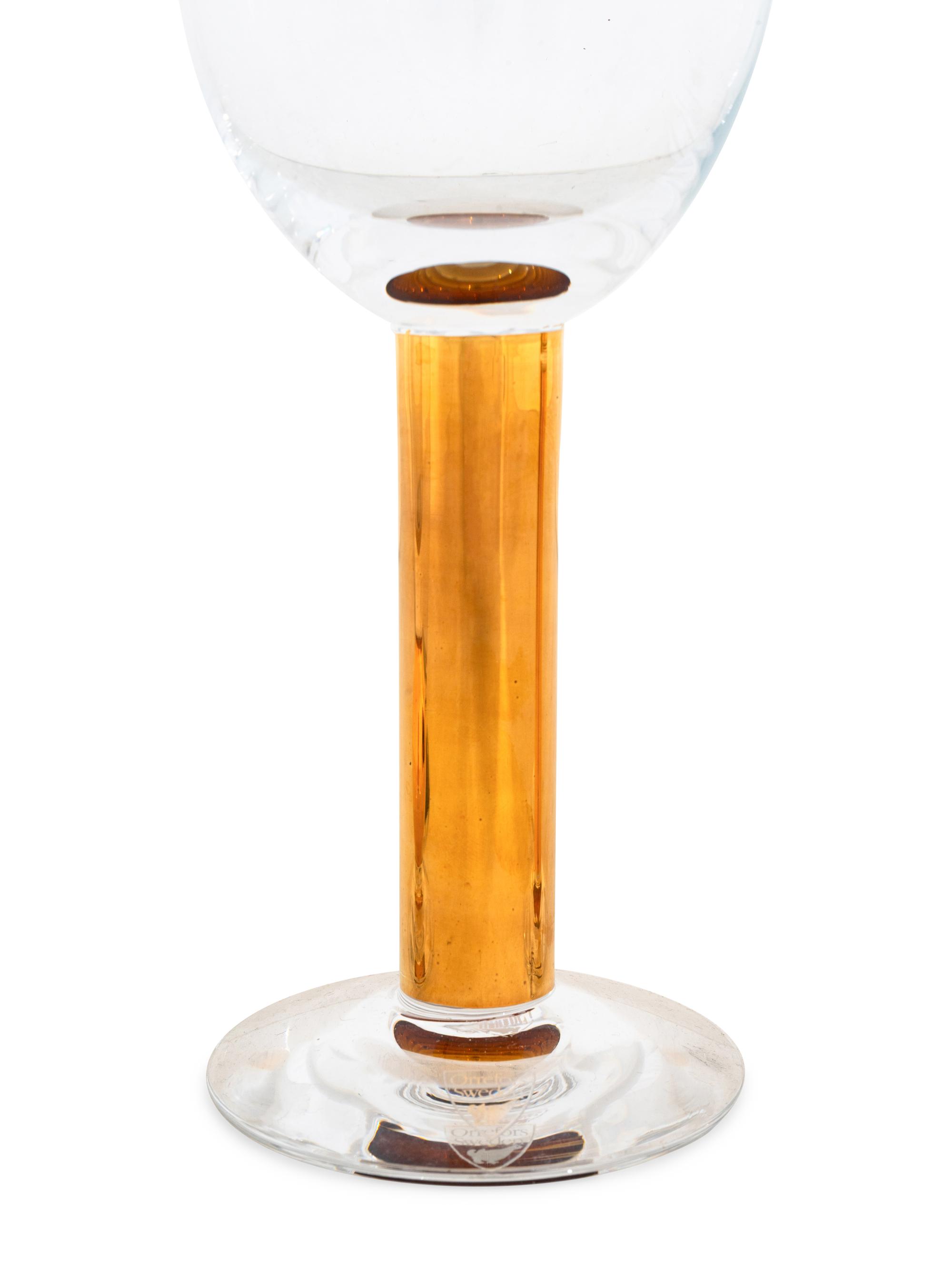 An Orrefors Nobel Thirty-Three Piece Stemware Service