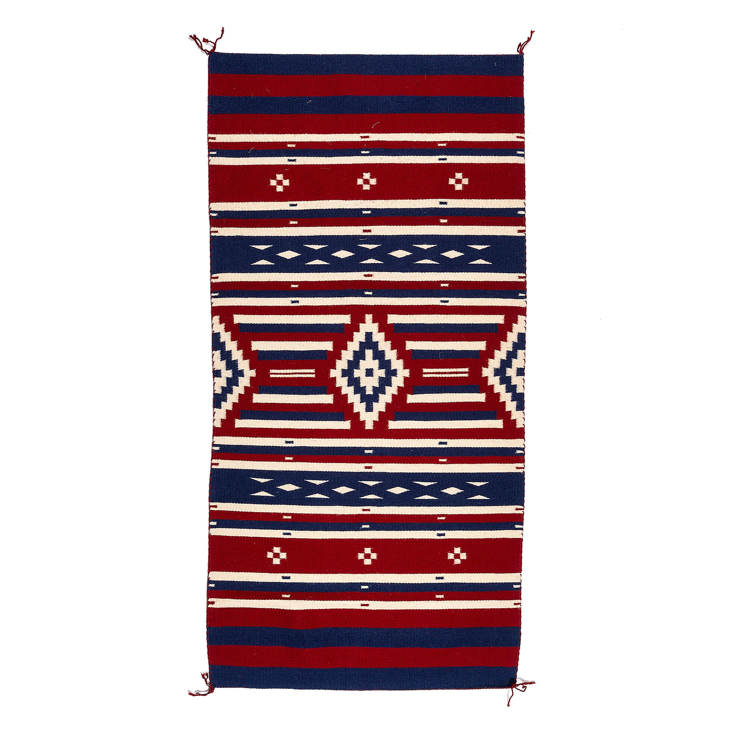 Navajo Late Classic Revival Serape / Rug
