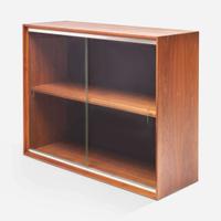 George Nelson (American, 1908-1986) Thin Edge Credenza and Wall-Mounted Display Cabinet, Herman Miller, USA, 1950s