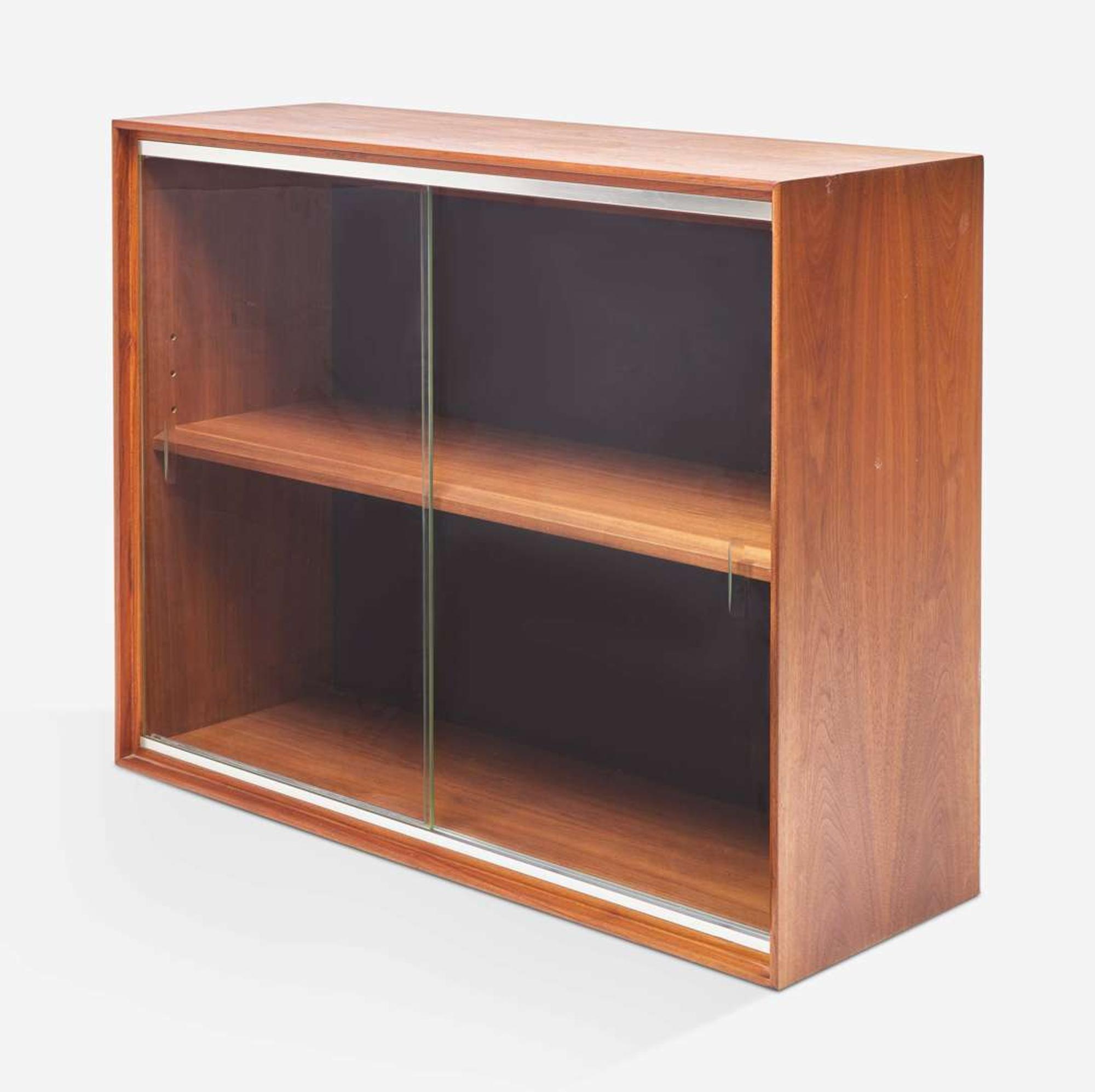 George Nelson (American, 1908-1986) Thin Edge Credenza and Wall-Mounted Display Cabinet, Herman Miller, USA, 1950s