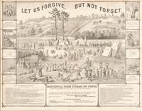 [CIVIL WAR]. 8 framed prints related to Libby Prison, Andersonville, and the trial of Henry Wirz.