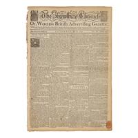 [American Revolution] English Printing of General Gage's Amnesty Proclamation of 1775, Plus Numerous Articles Pertaining to the Increasing Hostilities in America