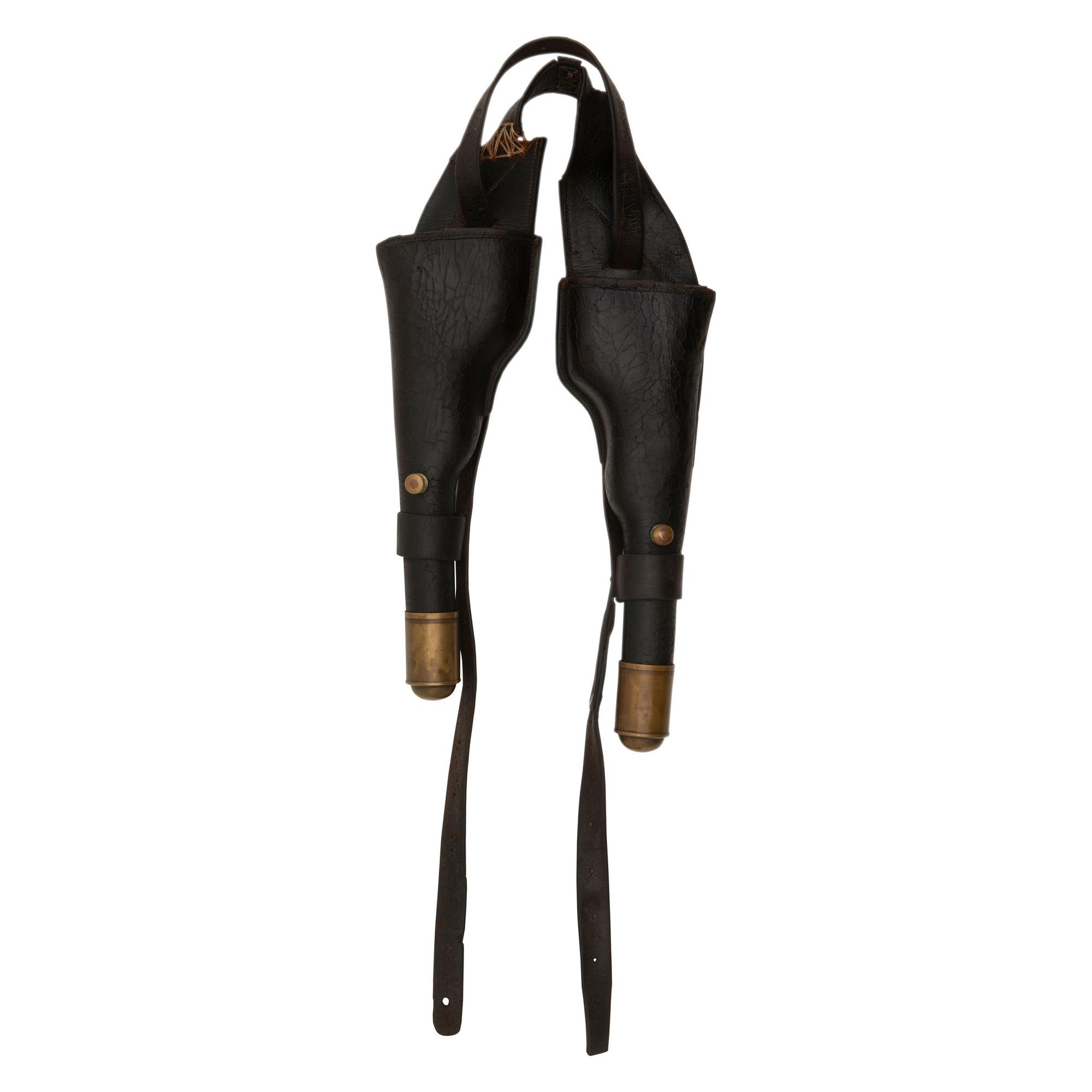 Pair of Pommel Holsters for Colt Army or Navy Percussion Revolvers