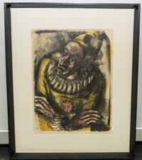 Misch Kohn, (American, 1916-2003), The Clown