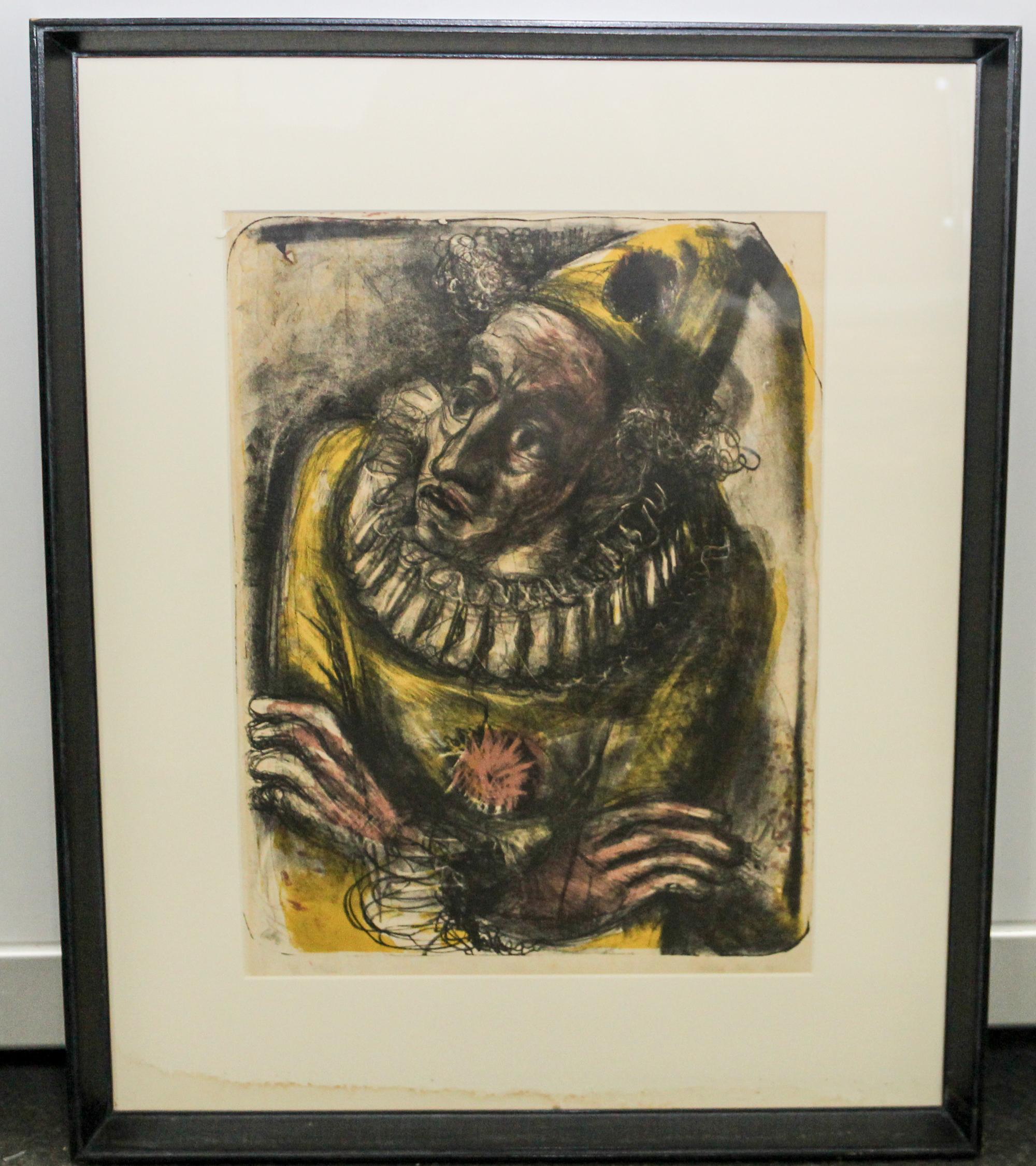Misch Kohn, (American, 1916-2003), The Clown