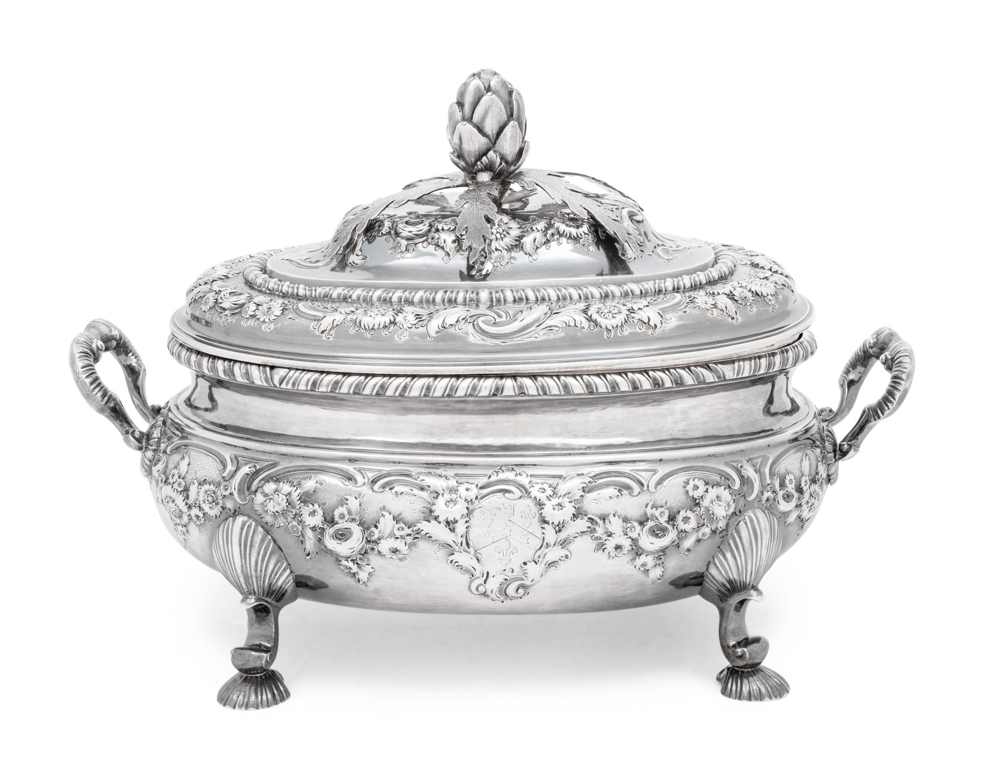 A Georgian Silver Tureen and Cover