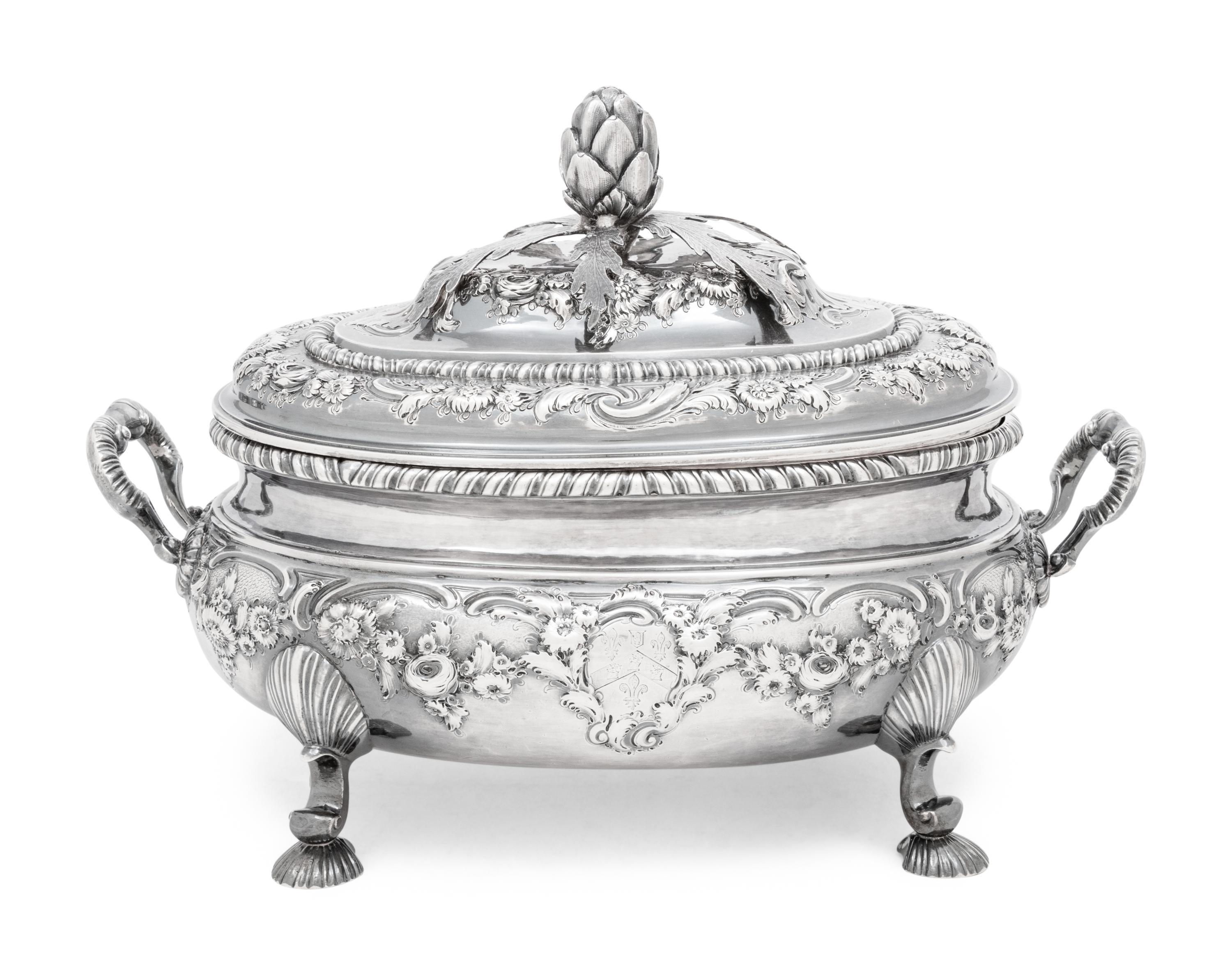 A Georgian Silver Tureen and Cover