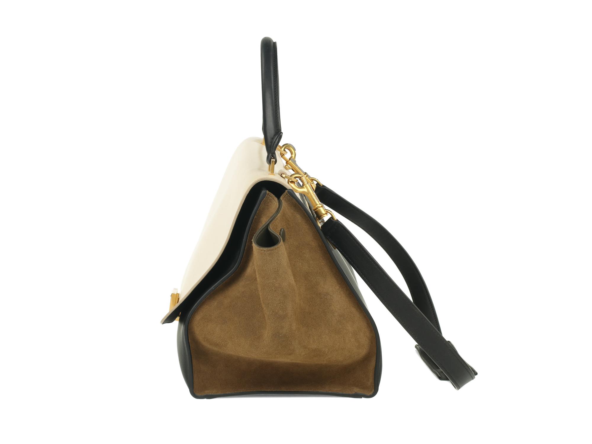 Céline Tricolor Trapeze Bag