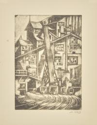 Coal Breaker, c. 1934, Farmhouse, c. 1940, and Still Life no.1, early 1940s (a group of three works)