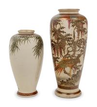 Two Japanese Satsuma Vases