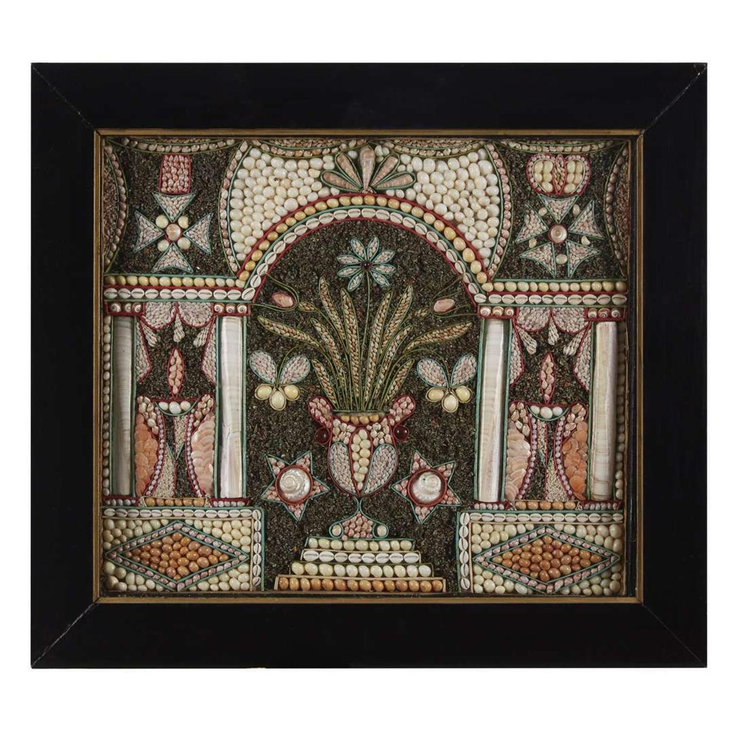 An unusual sailor's valentine barbados, 19th century