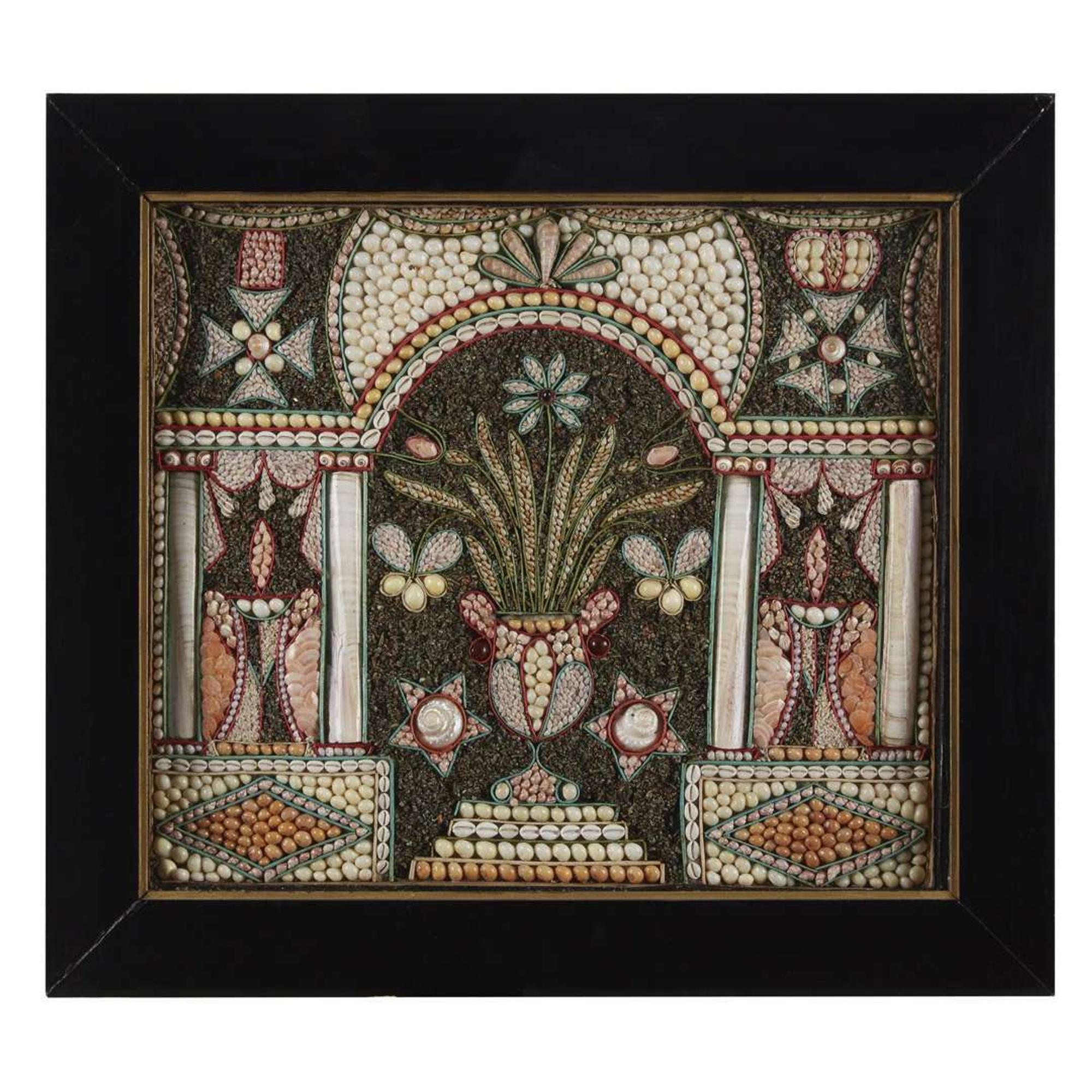 An unusual sailor's valentine barbados, 19th century