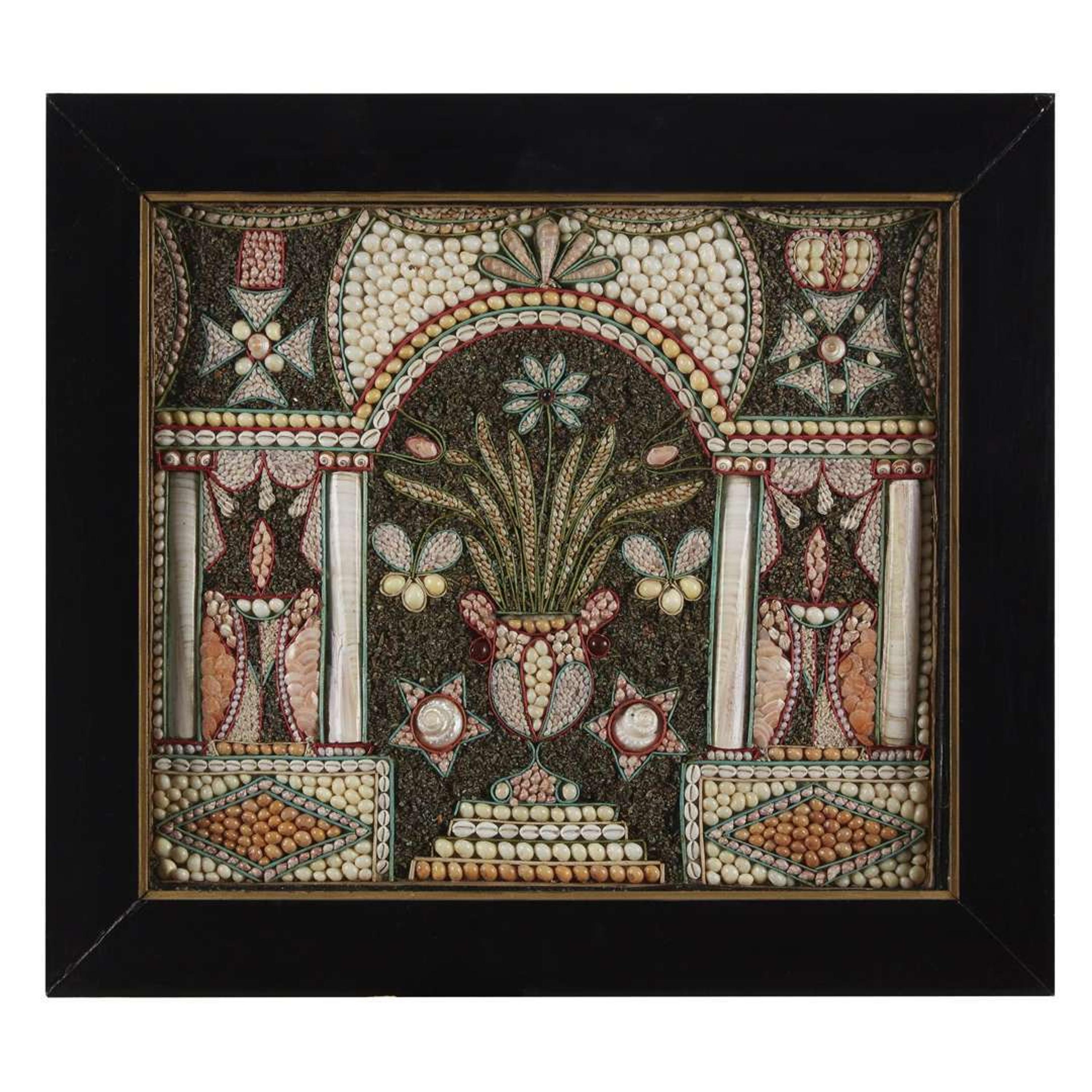 An unusual sailor's valentine barbados, 19th century