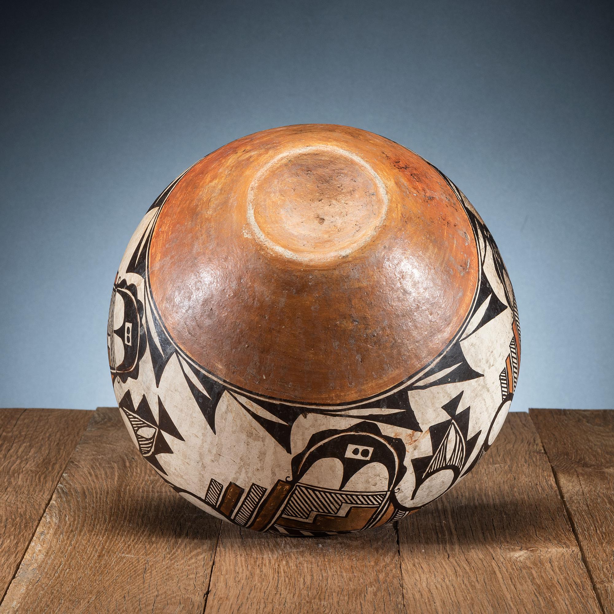 Acoma Polychrome Pottery Jar