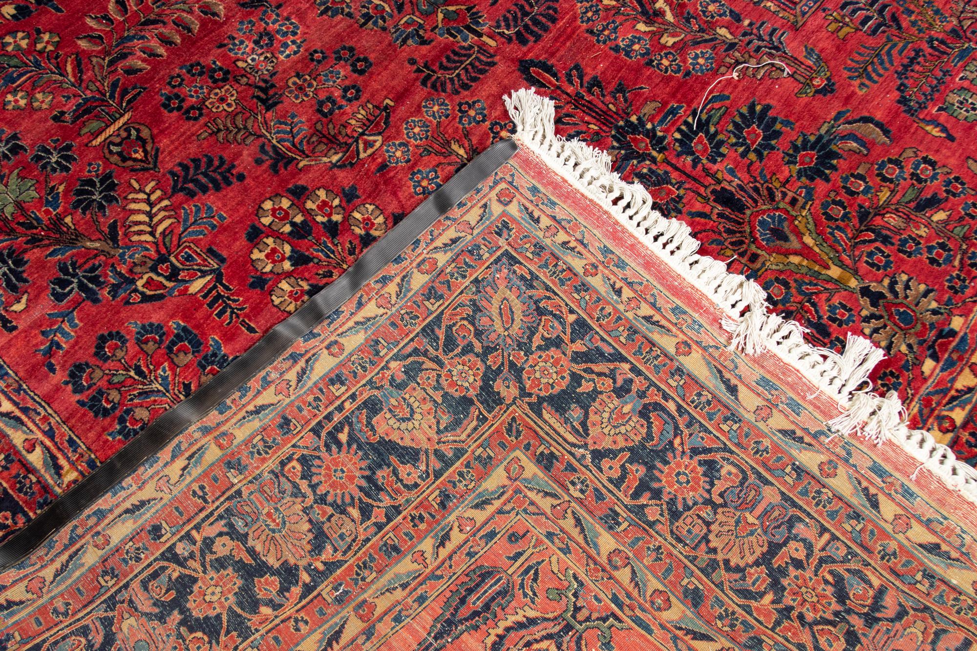 A Sarouk Wool Rug