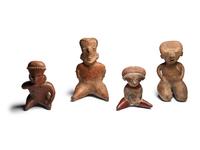 Four Jalisco Terracotta Seated Figures