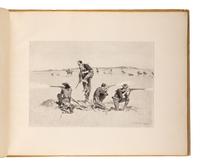 [ARTIST'S BOOK]. REMINGTON, Frederic (1869-1909). Remington's Frontier Sketches . Chicago, Akron, OH and New York: The Werner Company, 1898.