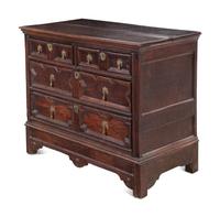 A Charles II Oak Chest of Drawers