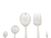 A Group of Japanese Silver Flatware — Mid-20th Century