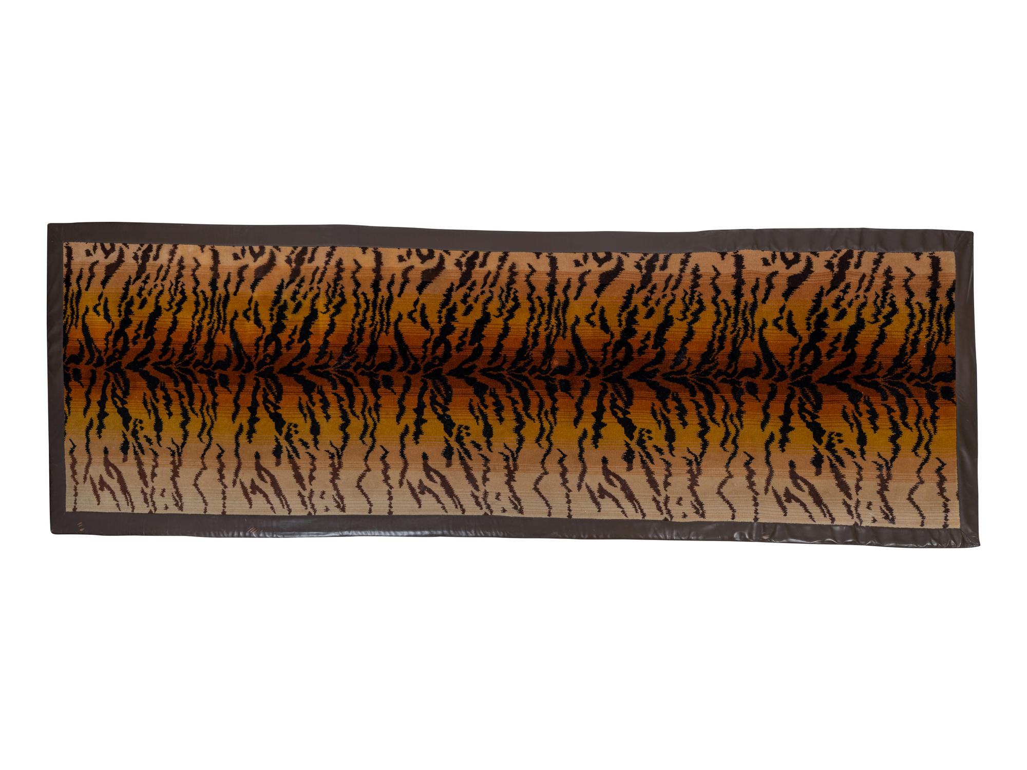 A Modern Tiger-Print Runner — 20TH CENTURY