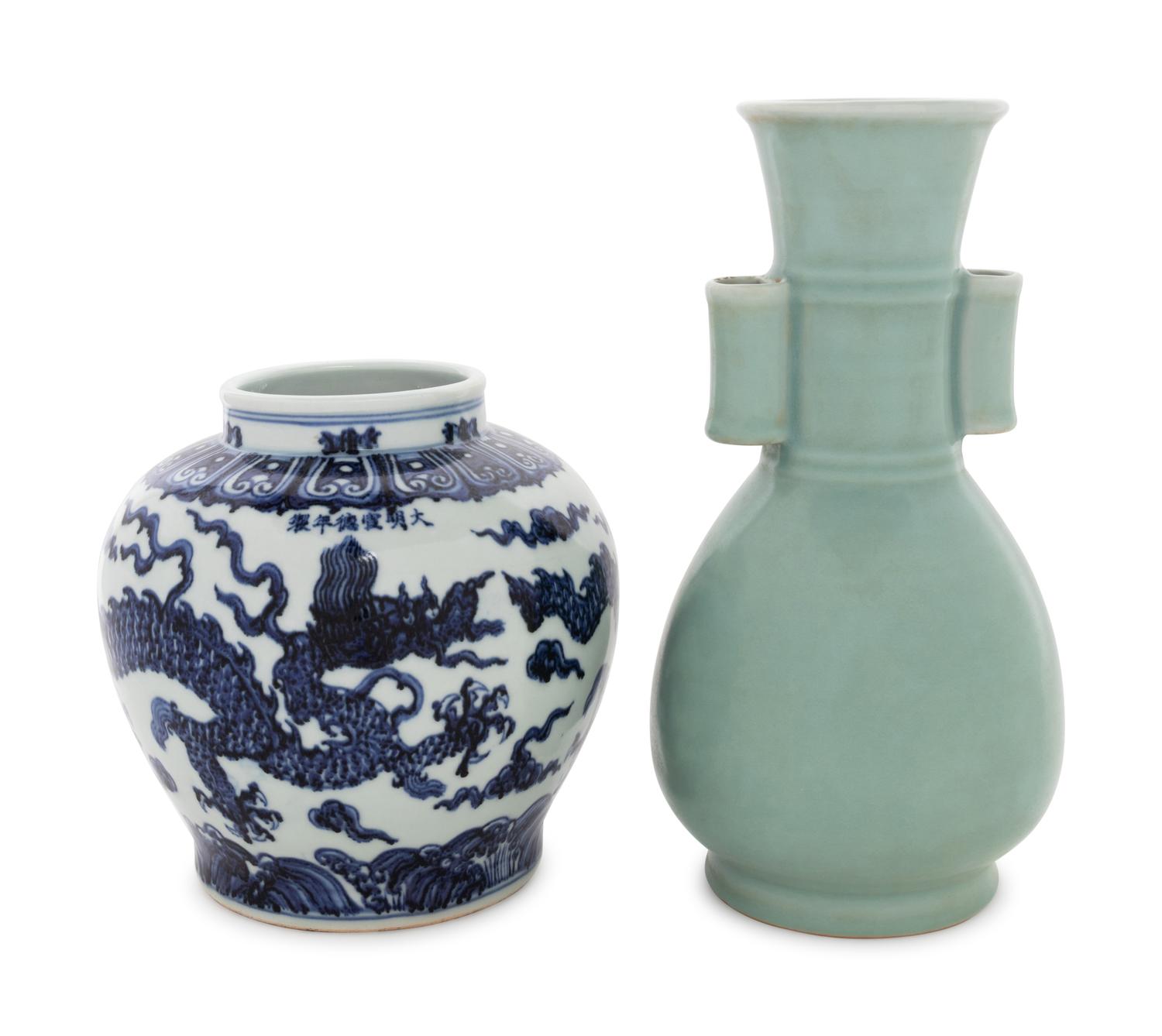 Two Chinese Porcelain Vessels