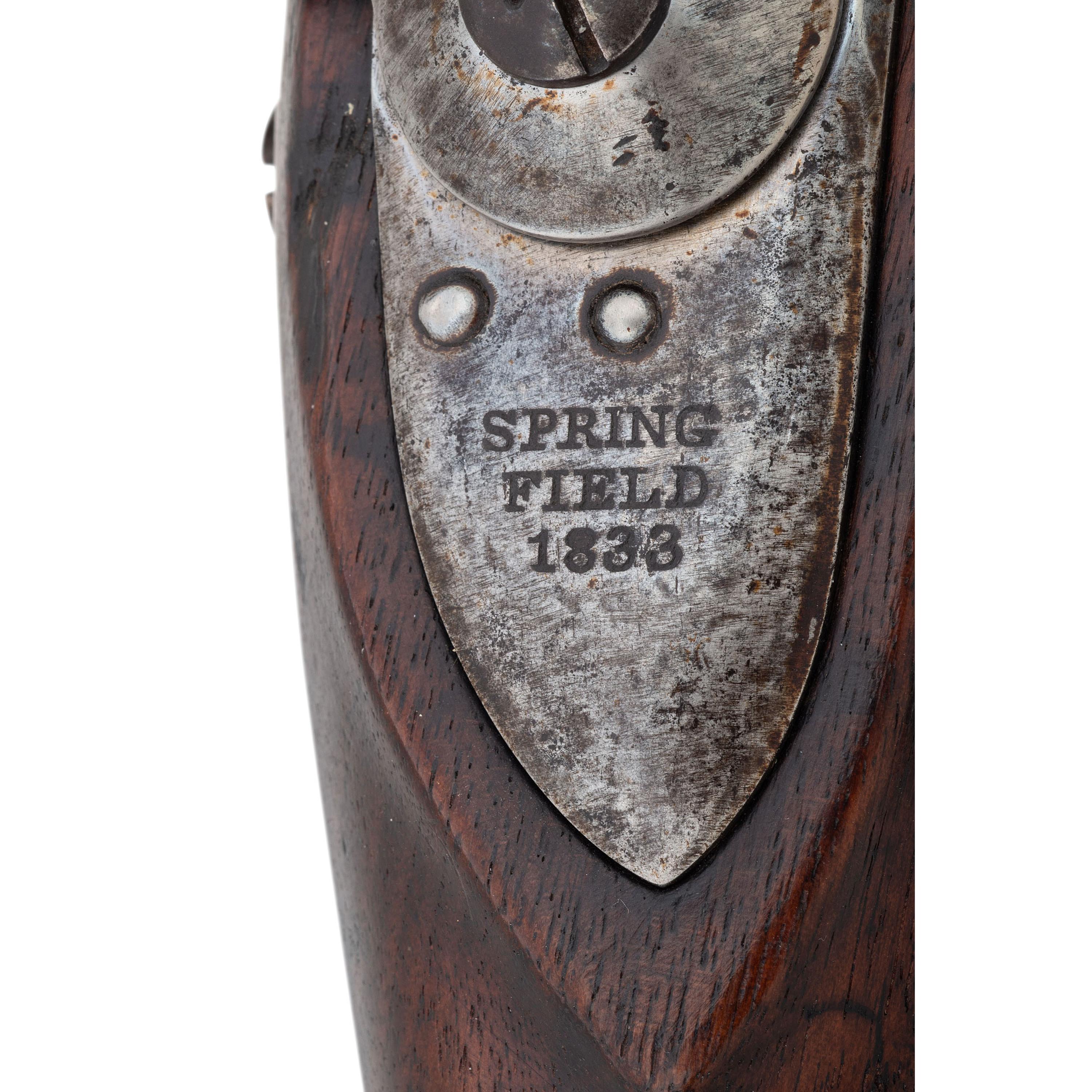U.S. Model 1822/28 (1816 Type III) Flintlock Musket by Springfield with Bayonet