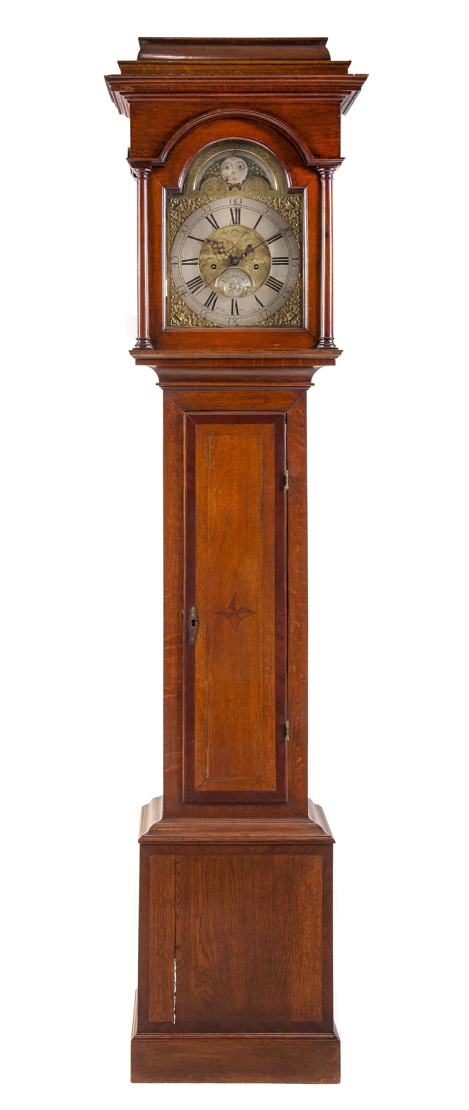 An English Mahogany Tall Case Clock Height 88 inches. — WILLIAM WHITE, ASWARBY