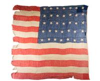 [FLAGS & PATRIOTIC TEXTILES]. 35-star American flag, [ca 1860s].