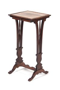 An Occasional Table Height 26 3/4 x width 13 x depth 12 1/4 inches.