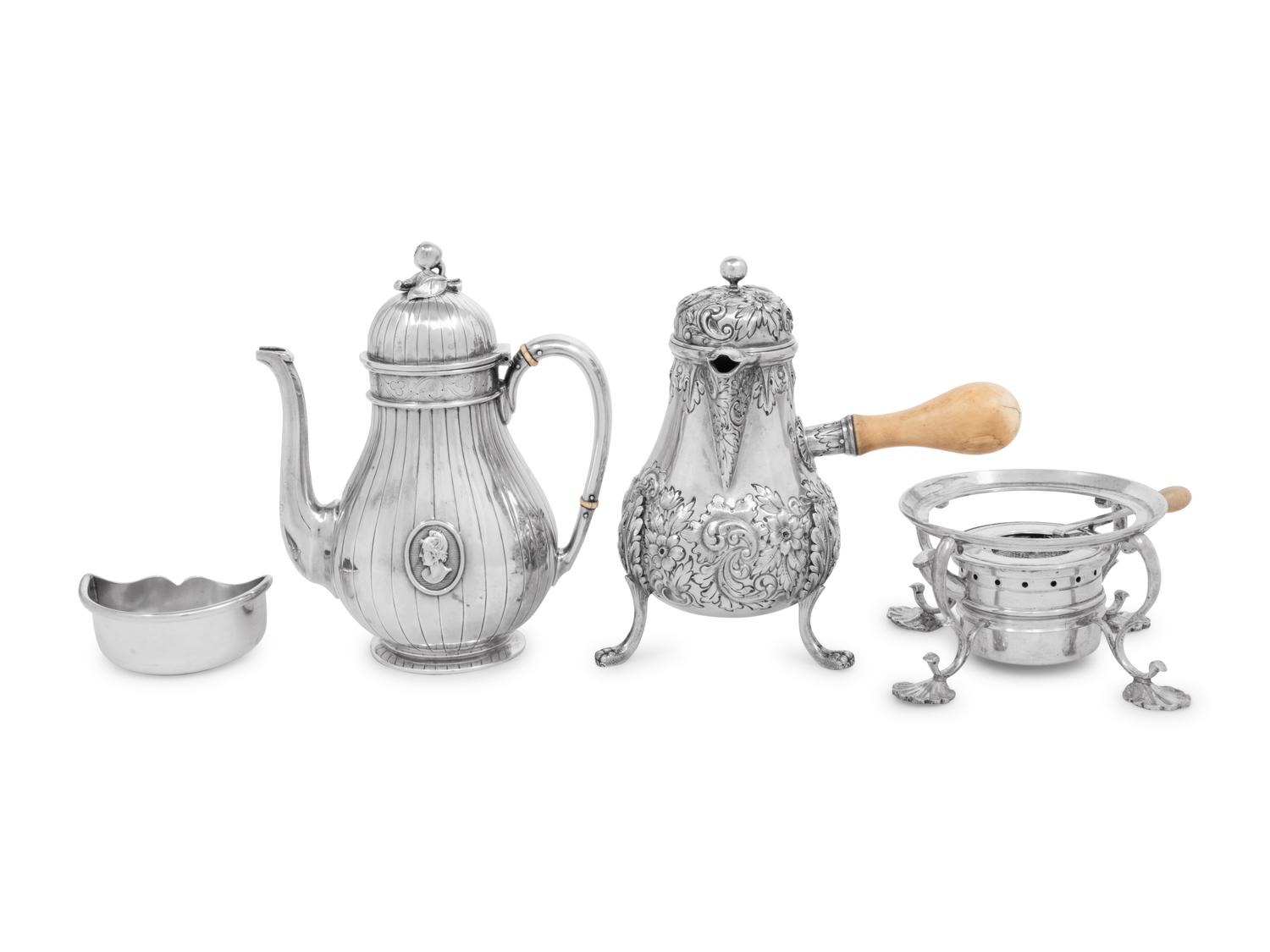 Four American Silver Table Articles
