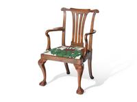 A George III Mahogany Armchair DONATED BY STUDIO DEARBORN