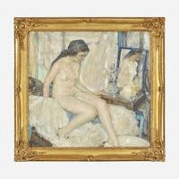 Richard Edward Miller (American, 1875-1943) — Bather (Nude) , 1930