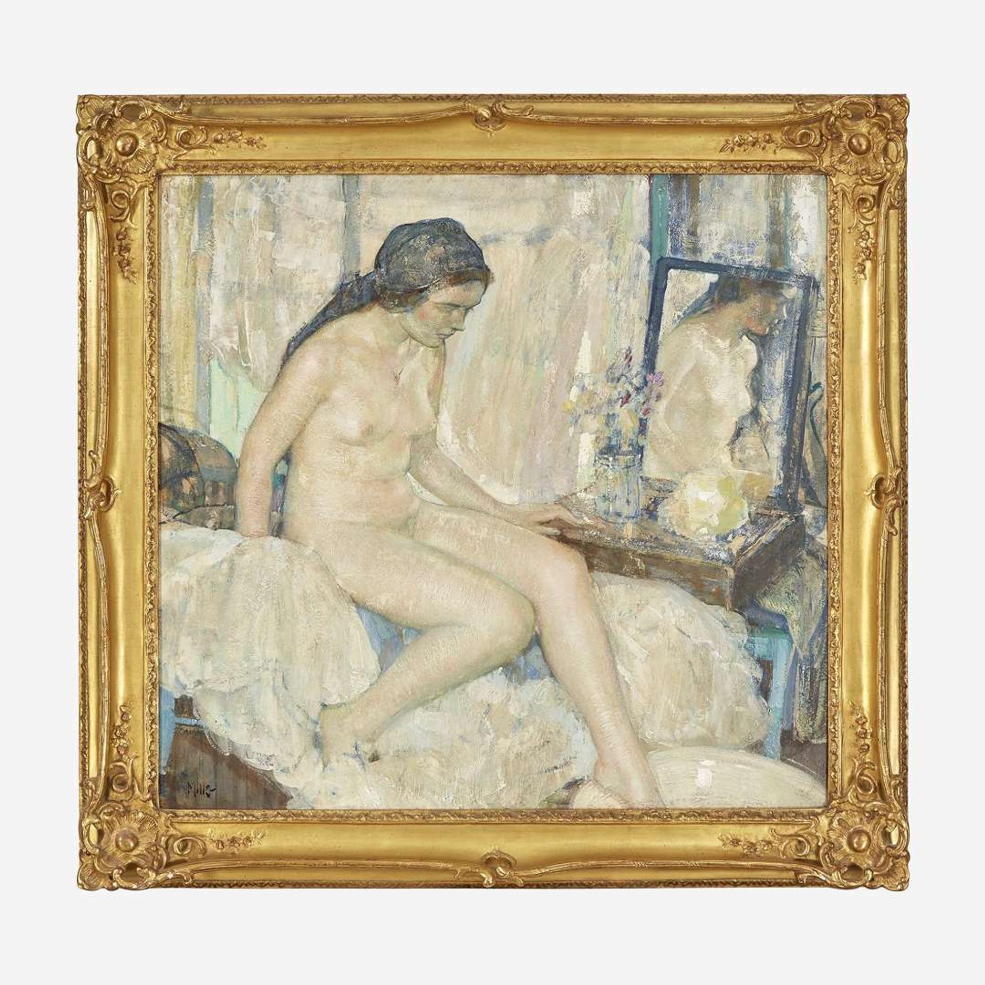 Richard Edward Miller (American, 1875-1943) — Bather (Nude) , 1930