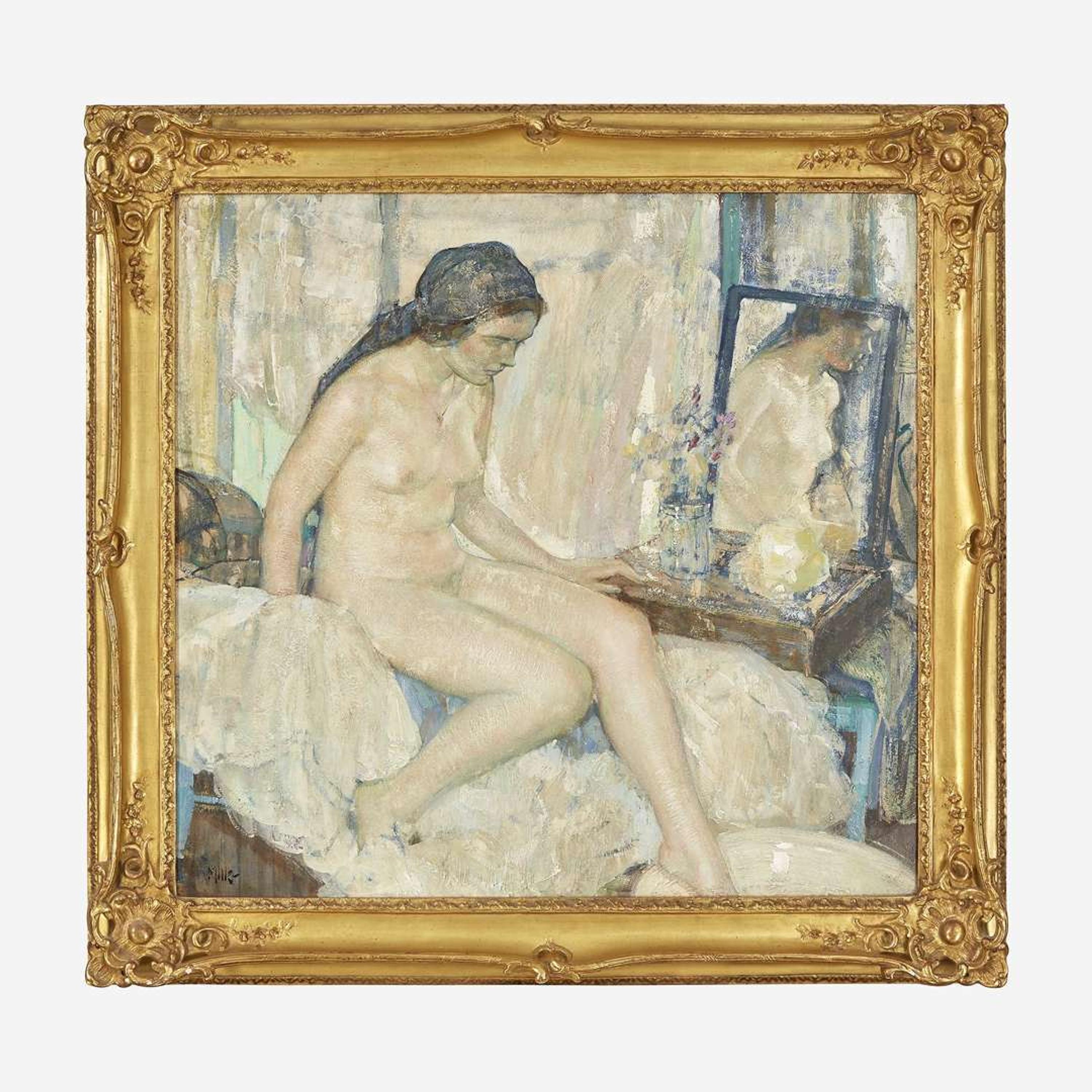 Richard Edward Miller (American, 1875-1943) — Bather (Nude) , 1930