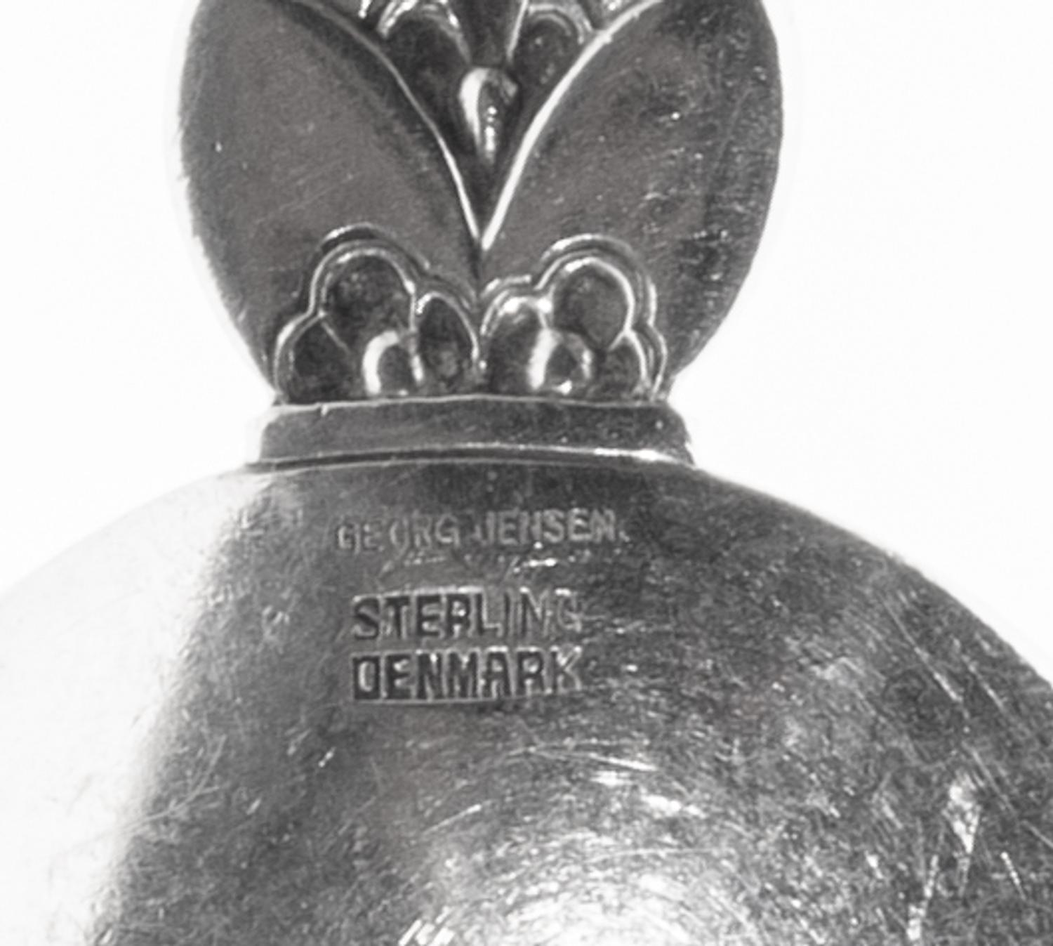 A Group of Seven Georg Jensen Silver Flatware Articles