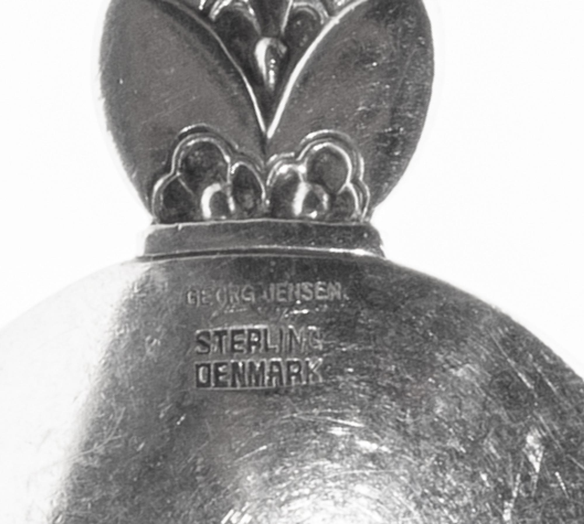 A Group of Seven Georg Jensen Silver Flatware Articles