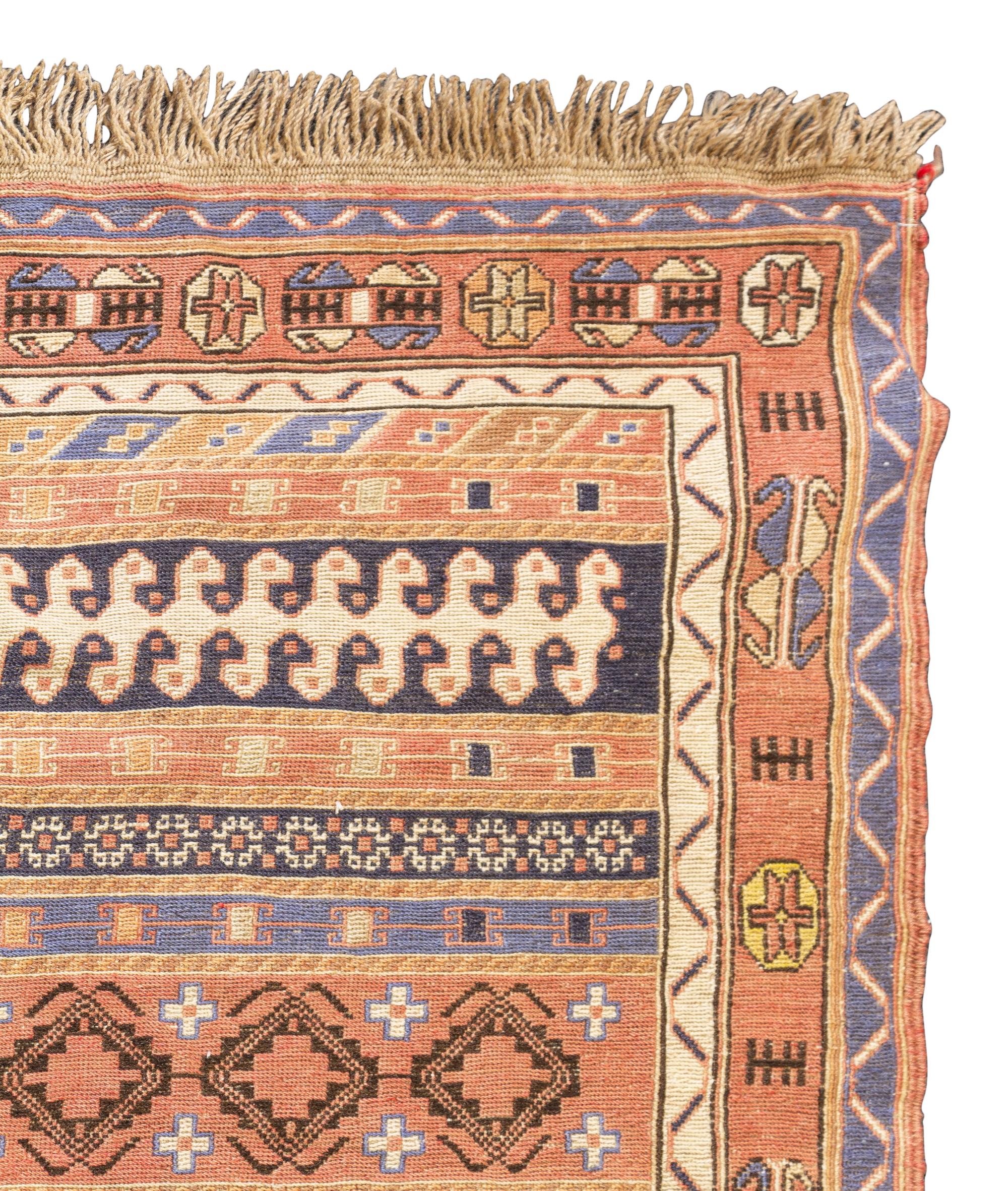 A Soumak Wool Rug