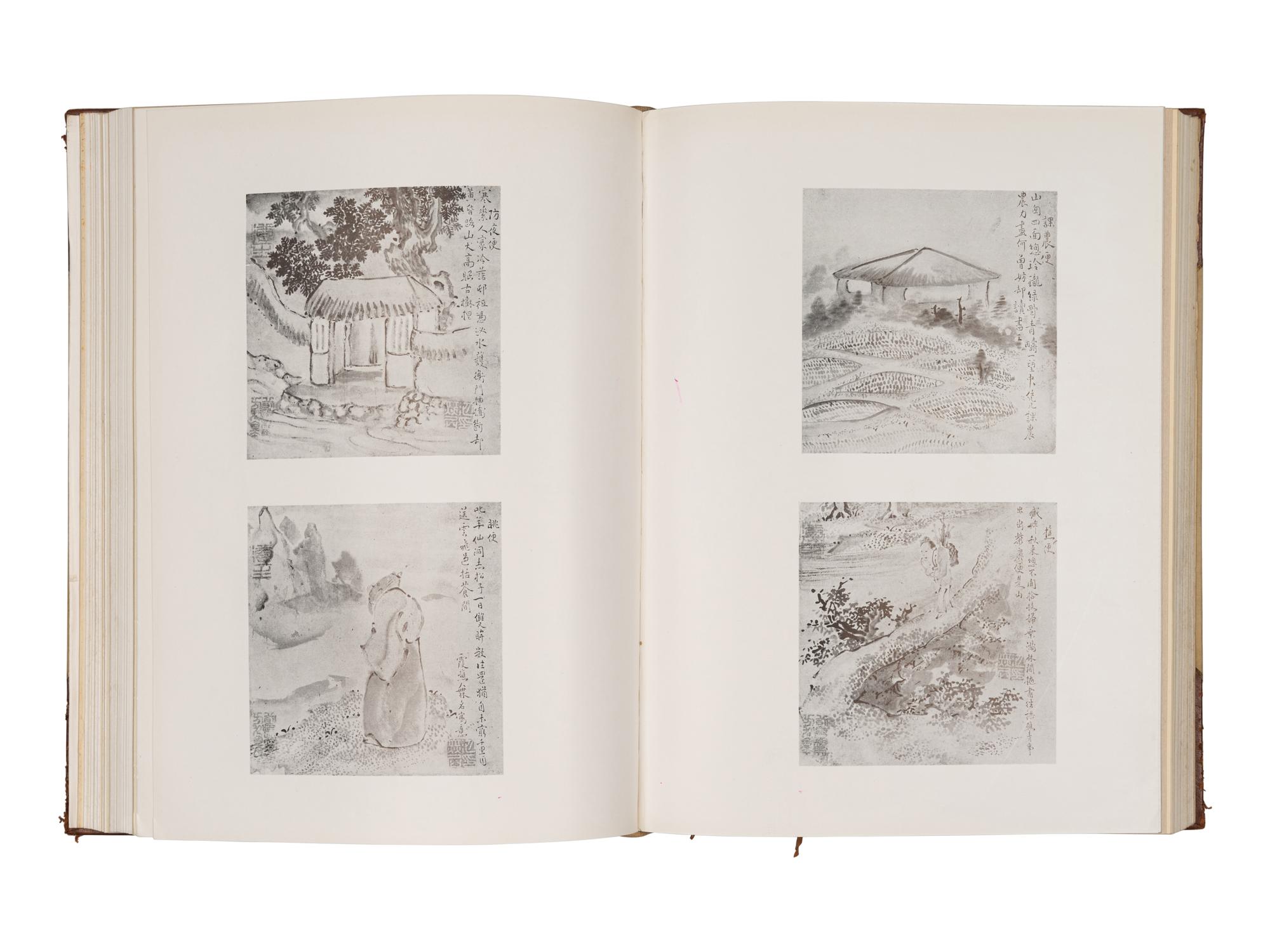 [JAPANESE ART: PRIVATE COLLECTION] A group of 3 works in 4 volumes.