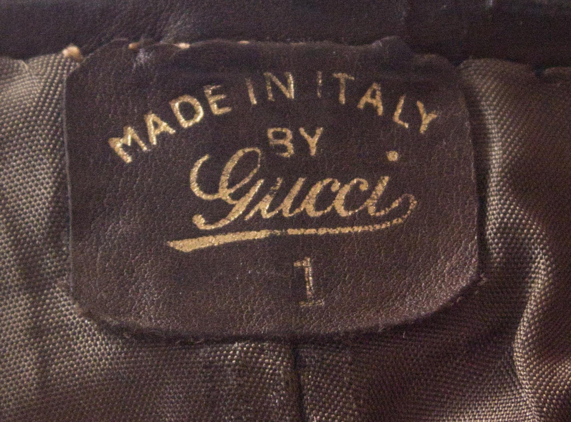 A Gucci Brown Crocodile Vest,