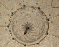 A Scudo Saraceno Silver Classic Glass Pendant by Mariano Fortuny for Venetia Studium