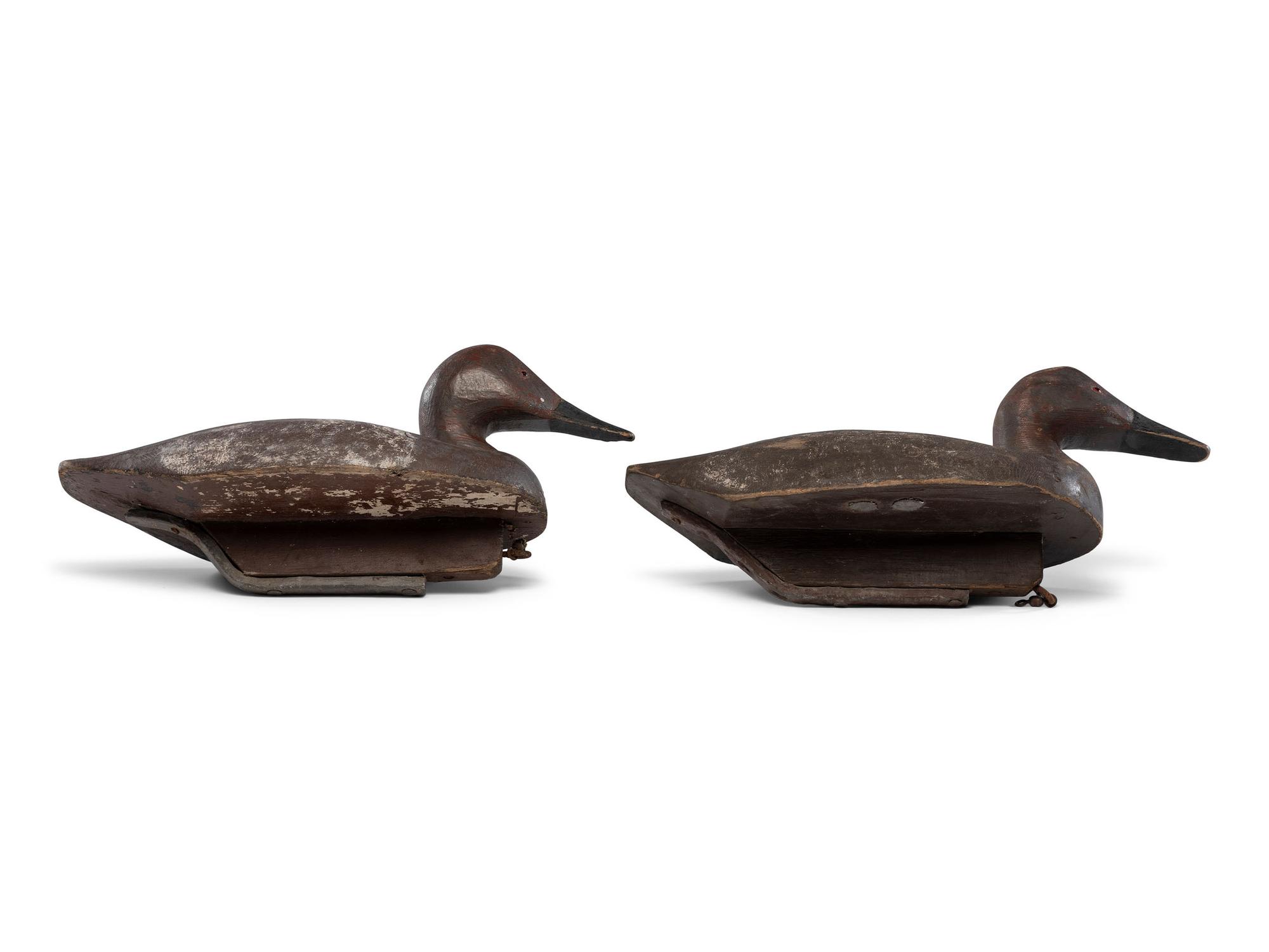 Four Carved and Painted Wood Duck Decoys