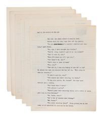BRADBURY, RAY. Way Up in the Air. Typescript draft with ALS from Roy Squires.