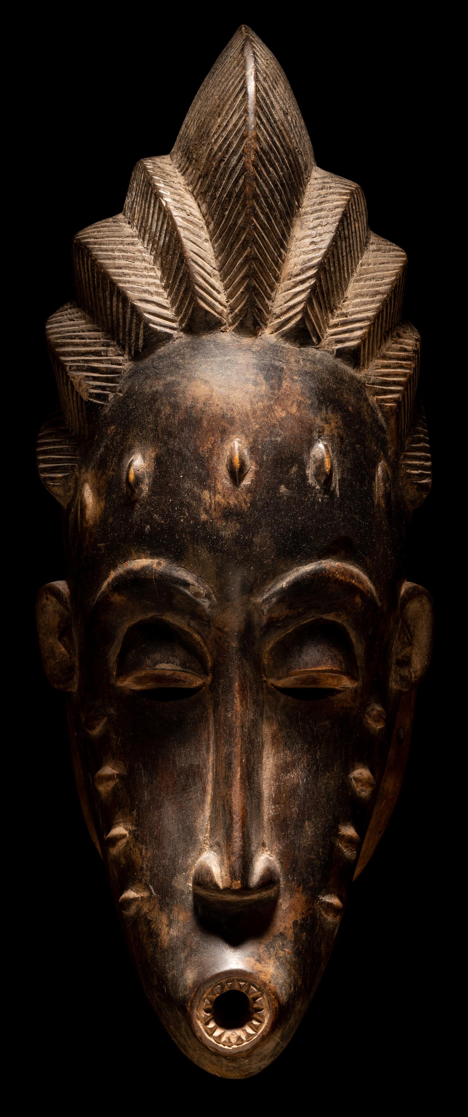 Two Yaure Wood Masks