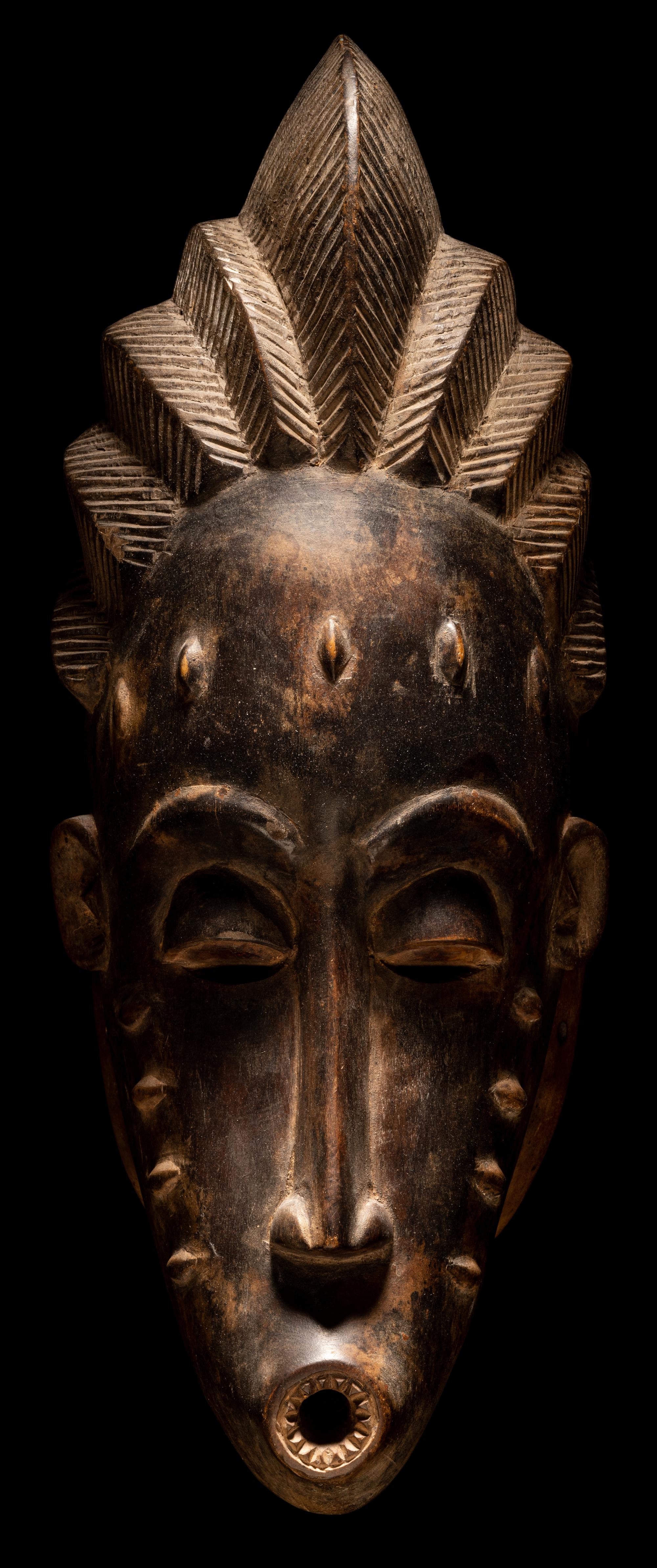 Two Yaure Wood Masks