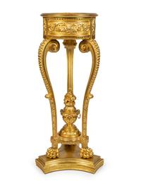 A Neoclassical Style Giltwood Jardiniere Stand — 20TH CENTURY