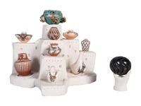 Collection of Miniature Pottery and Weavings
