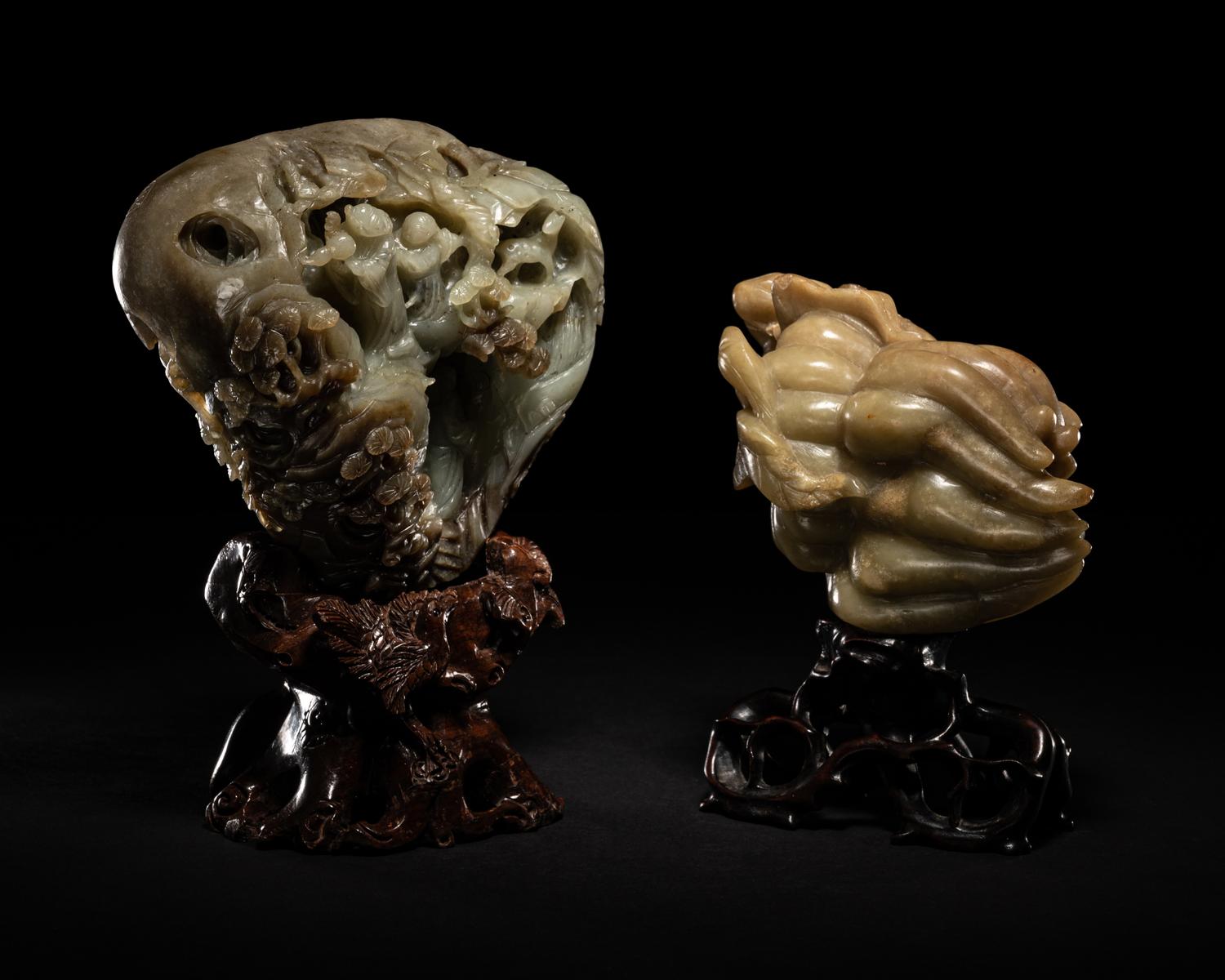 Two Chinese Hardstone Carvings