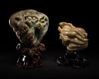 Two Chinese Hardstone Carvings